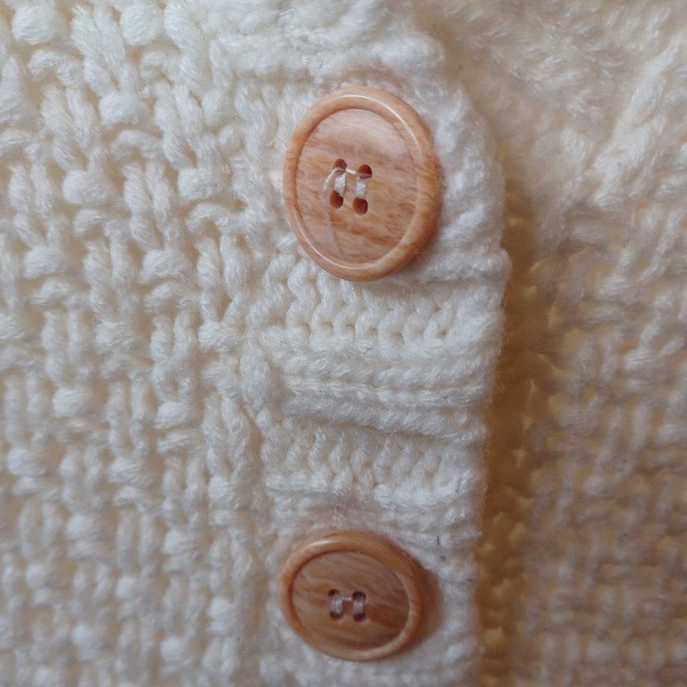 Cotton Emporium Cream Knit Hooded Sweater - Picture 9 of 14
